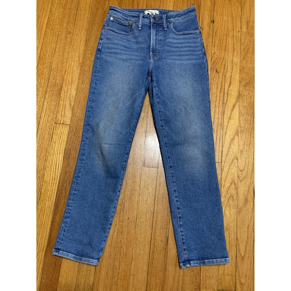 Madewell The Curvy Perfect Vintage Jean Med Wash Size 28 High Rise Ankle